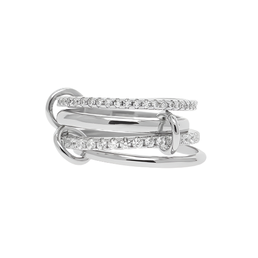 NOUR SILVER LINKED RING